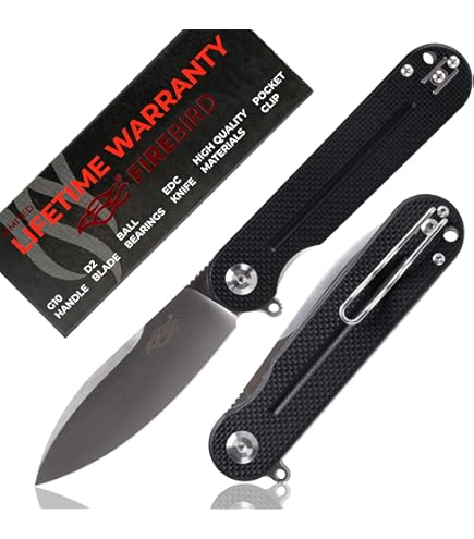Amazon.com: GANZO Firebird FH11 Top Pocket Folding Knife D2 Steel