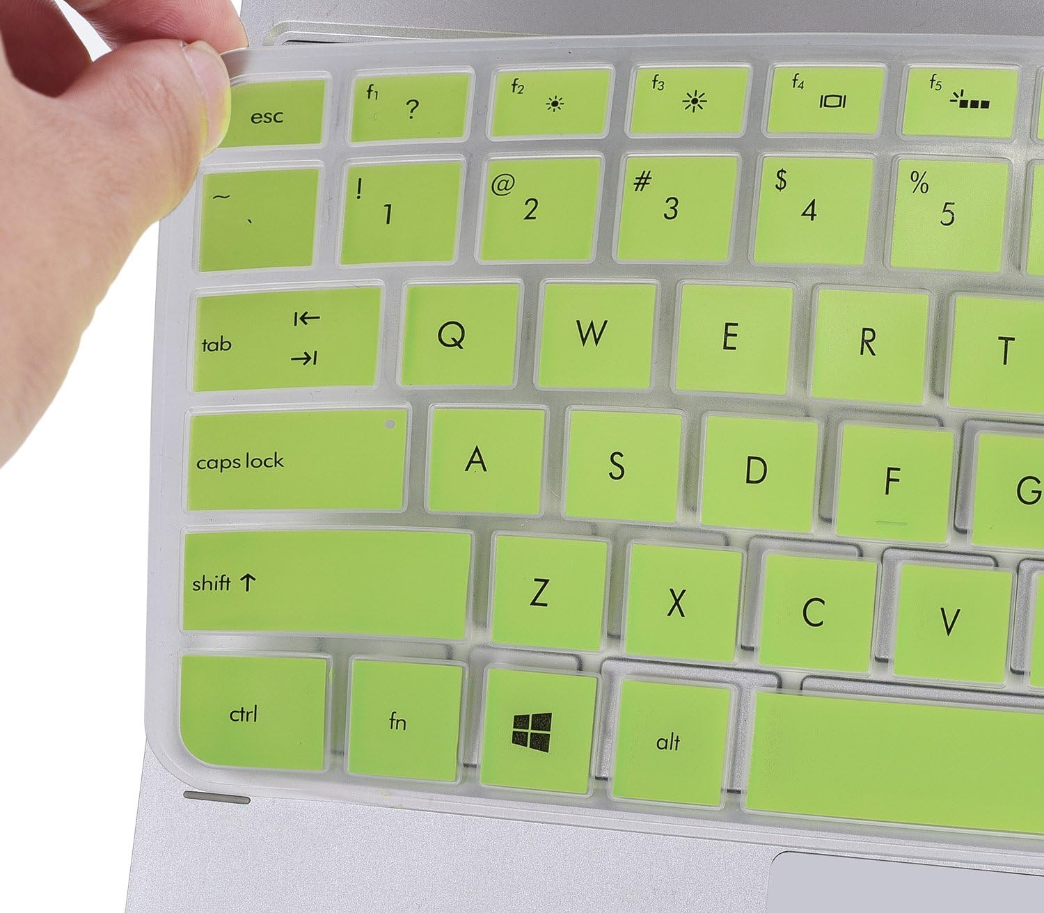 Keyboard Protector Skin Cover for Old Version HP Spectre x360 2-in-1 13.3" Touch-Screen Laptop (Green II)