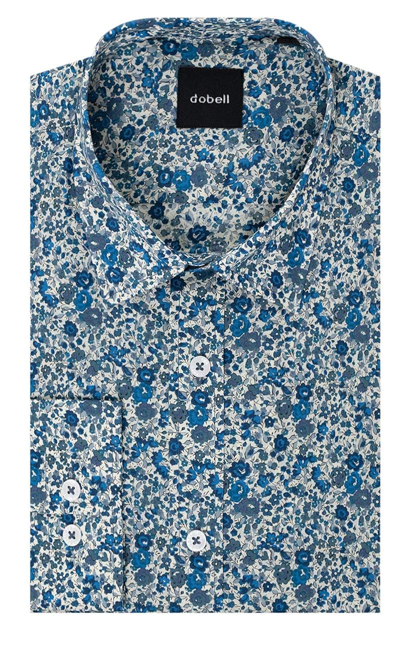 Dobell Liberty Homme Emma Georgina Chemise Bleu Foral Fantaisie Et Specialty Co Vetements De Mariage