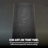Corsair 3000D Airflow Mid-Tower Desktop Computer Case 2x SP120 Fans Four-Slot view 5