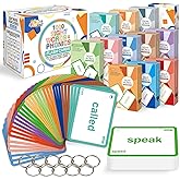 Springflower 1012 Sight Words Flash Card,900 Dolch & Fry High Frequency Sight Word,112 Phonic Flash Cards for Kindergarten Homeschool Supplies Games for Kids Pre-K, Kindergarten, 1st, 2nd, 3rd Grade