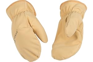 Kinco Kids' Axeman Lined Grain Leather Mitt