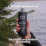 ManCave Black Spice Body Scrub 500ml Exfoliating Body Wash for Men view 2