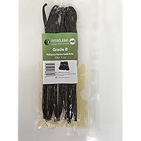 1oz Madagascar Vanilla Beans Grade B for extract, Cooking and Paste (1 ounce)|5"-7" by FITNCLEAN VANILLA| Whole NON-GMO…