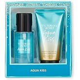 Victoria's Secret Aqua Kiss 2 Piece Mini Mist &amp; Lotion Gift Set