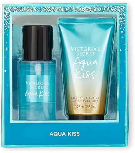 Amazon.com: Victoria's Secret Aqua Kiss - Set de regalo de