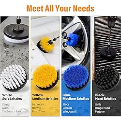 AstroAI Drill Brush Attachment Set 6 Piece Power