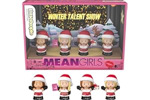 Little People Collector Mean Girls Movie Special Edition Holiday Set for Adults & Fans, 4 Figures in a Display Box