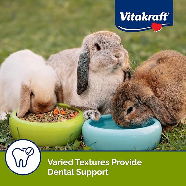 VITAKRAFT MENU PREMIUM RABBIT FOOD – ALFALFA PELLETS BLEND – VITAMIN AND MINERAL FORTIFIED
