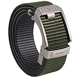 JUKMO Reversible Ratchet Belt, Nylon Web Tactical