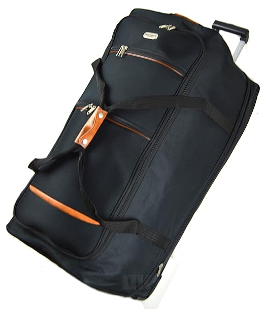 Extra Large Expandable Travel Wheelie Bag Rolling Duffle Bag Trolley