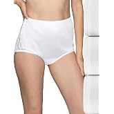 Vanity Fair Women's High Waisted Underwear, Full Coverage Ladies Panties, Perfectly Yours Briefs