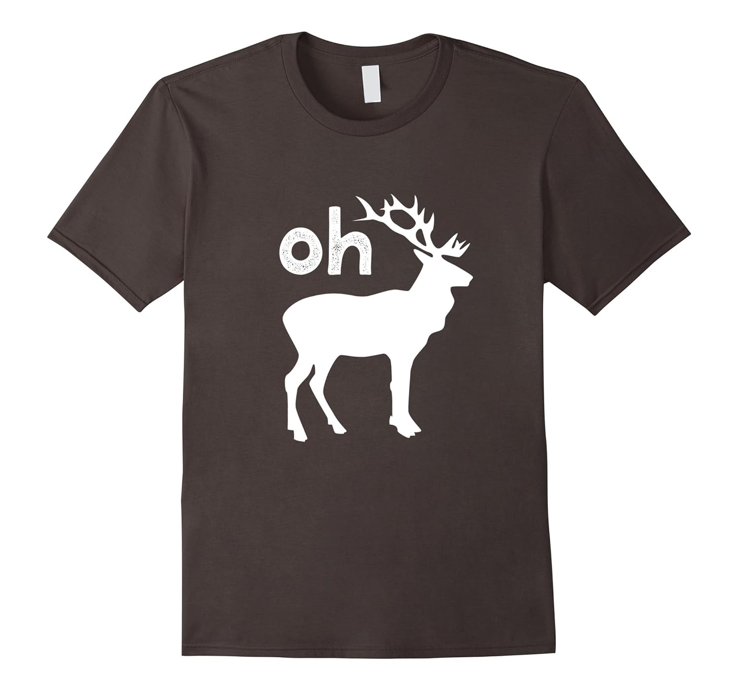 Oh Deer Christmas Shirt Funny Reindeer Pun Ugly T-Shirt Gift-ANZ