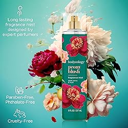 Bodycology Long-Lasting Fragrance Body Mist, Peony