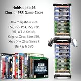 ADZ Universal Game Holder 46 Disc Tower Rack for PS2 PS3 PS4 PS5 PSP Xbox Wii view 3