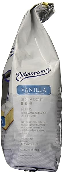 ENTENMANN’S GROUND COFFEE, VANILLA FLAVOR, 10-OUNCE