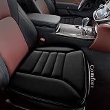 kingphenix Car Seat Cushion 1.2 Inch Memory Foam Black