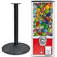 Vending Machine - Big Capsule Vending Machine with Stand - Prize Machine - Commercial Vending Machine for 2 Inch Round Capsules Gumballs Bouncy Balls - Red