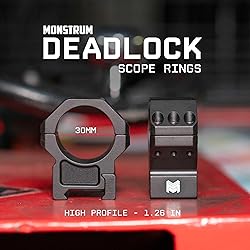 Monstrum Deadlock Series Scope Rings | 30 mm