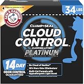ARM &amp; HAMMER Cloud Control Platinum- Improved Packaging Clumping Cat Litter, 34 lb