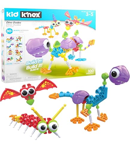 Amazon.com: Kid K'NEX Wings & Wheels Building Set - 65 Pieces