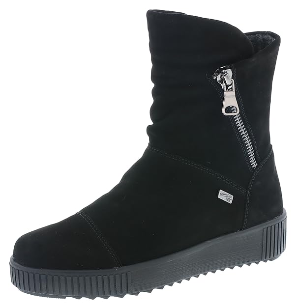 Remonte Stiefeletten in Übergrößen Schwarz R7977-02 große Damenschuhe