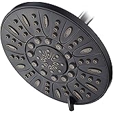 AquaDance OIL RUBBED BRONZE High Pressure 6-Setting 7" Rain Shower Head – Angle Adjustable, Anti-Clog Showerhead Jets, Tool-F