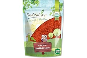 Food to Live Organic Ground Cayenne Pepper, 1 Pound – 100% Pure, Natural and Non-GMO Powder - Fiery Spice with Bold Flavor - Perfect Seasoning for Adding Heat to Your Dishes