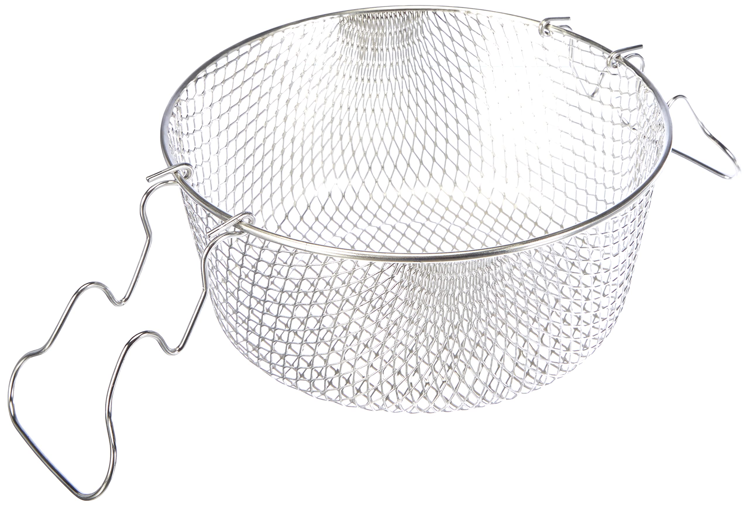 Ibili 751823 - Cestillo freidor, 2 asas, estañado, 23 cms