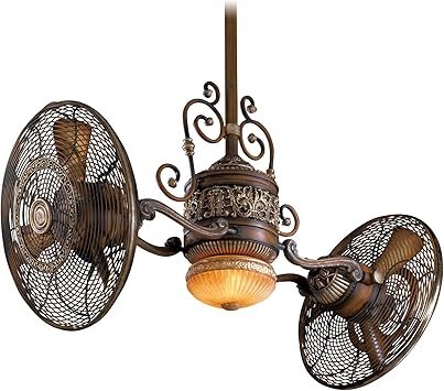 Minka Aire F502 Bcw Traditional Gyro 42 Twin Turbofan Belcaro