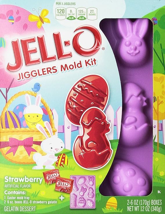 Jello Jigglers Easter Mold Kit Amazon.co.uk Grocery