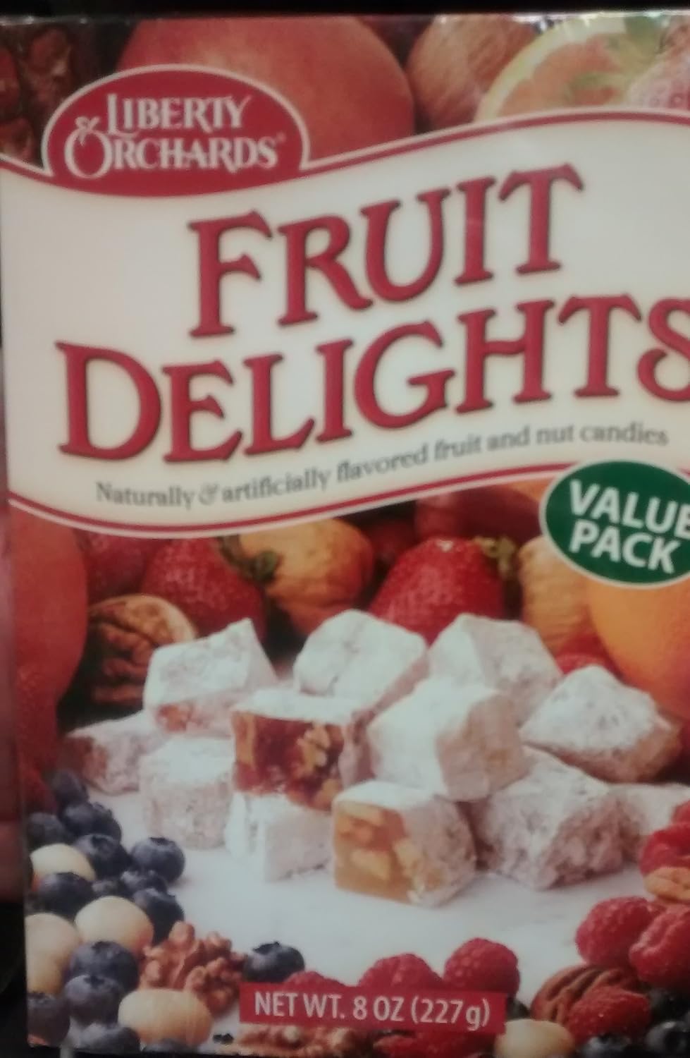 Amazon Com Liberty Orchards Fruit Delights 9oz Candy Grocery Gourmet Food