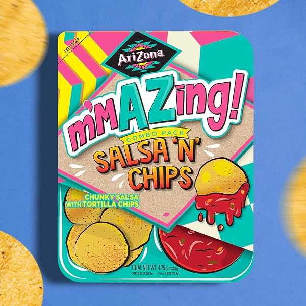 ARIZONA SALSA AND CHIPS – M’MAZING SALTY SNACK COMBO TRAYS (6 PACK)