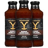 G Hughes Yellowstone Bourbon Brown Bbq Sauce 19Oz 3 Pack