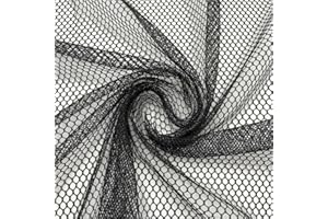 10 Pcs Black Stretch Weaving Nets – Flexible Triple Helix Hair Net for Sew-in Weave Styles, Soft & Breathable Mesh Fits Scalp