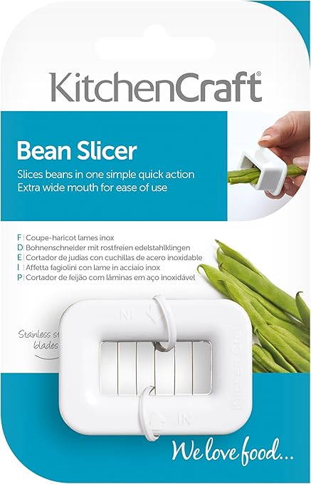 Kitchencraft Runner Bean Cutter 5 5 X 4 X 3 Cm 2 X 1 5 X 1