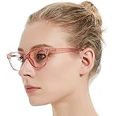 MARE AZZURO Clear Reading Glasses Women Fashion Round Readers 0 1.0 1.25 1.5 1.75 2.0 2.25 2.5 2.75 3.0 3.5 4.0 5.0 6.0