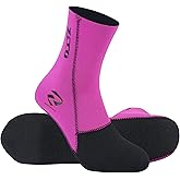 ZCCO Neoprene Socks Men Women 3mm Wetsuit booties Shoes Sand Skin Surfing Scuba Diving Snorkeling Beach Water Sports Outdoor