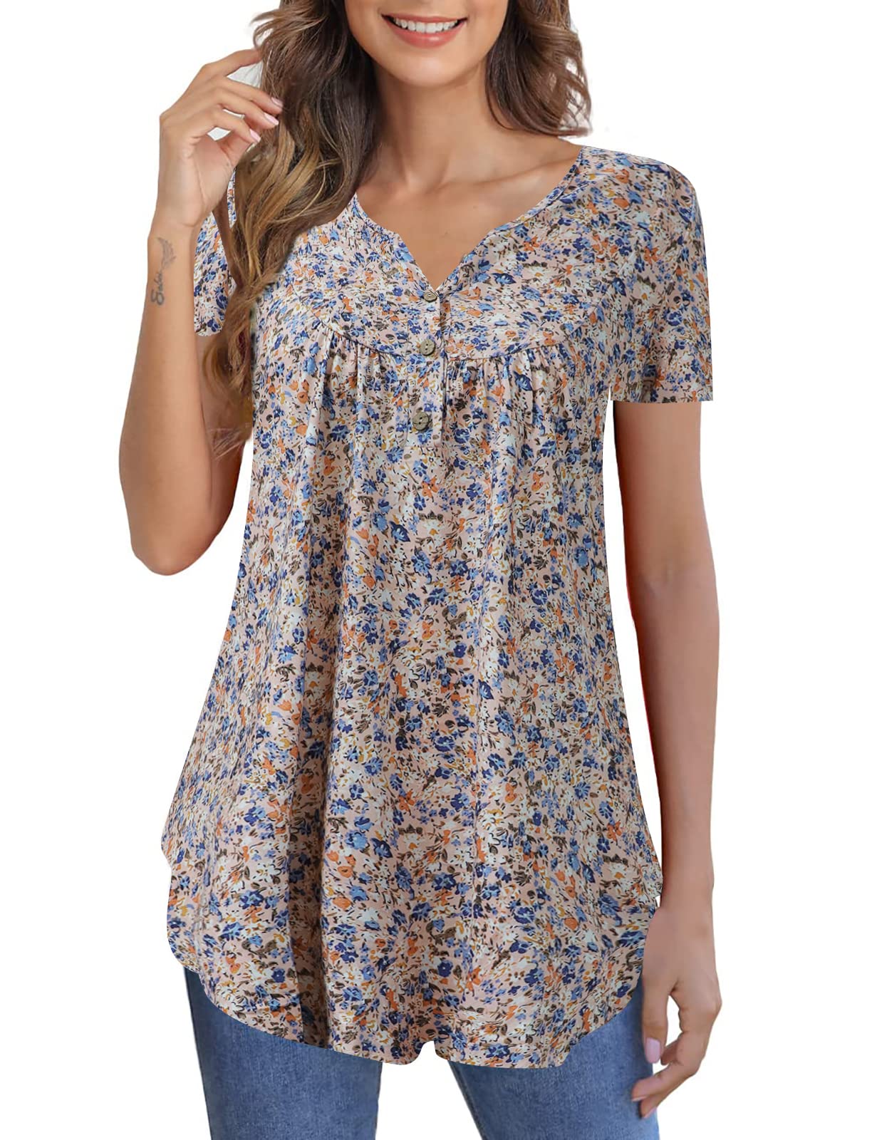 Tunic Tops For Ladies Jeans Top Amazon Plus Size Long Tops For