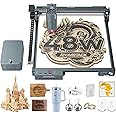 ATOMSTACK 48W Laser Engraver, A40 PRO V2 Laser Cutter with Auto Air Assist, Bulk Engraving Cutting High Accuracy Laser Engraving Machine for Wood, Stone, Metal, Acrylic, Leather, Jewelry