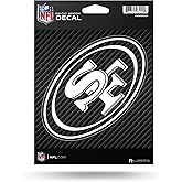 Rico Industries NFL Football Carbon Fiber Medium Die Cut Decal