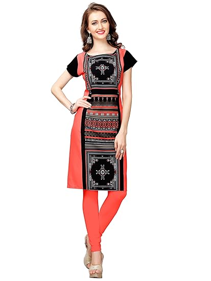 Womens Kurtas(kurtix2_black)