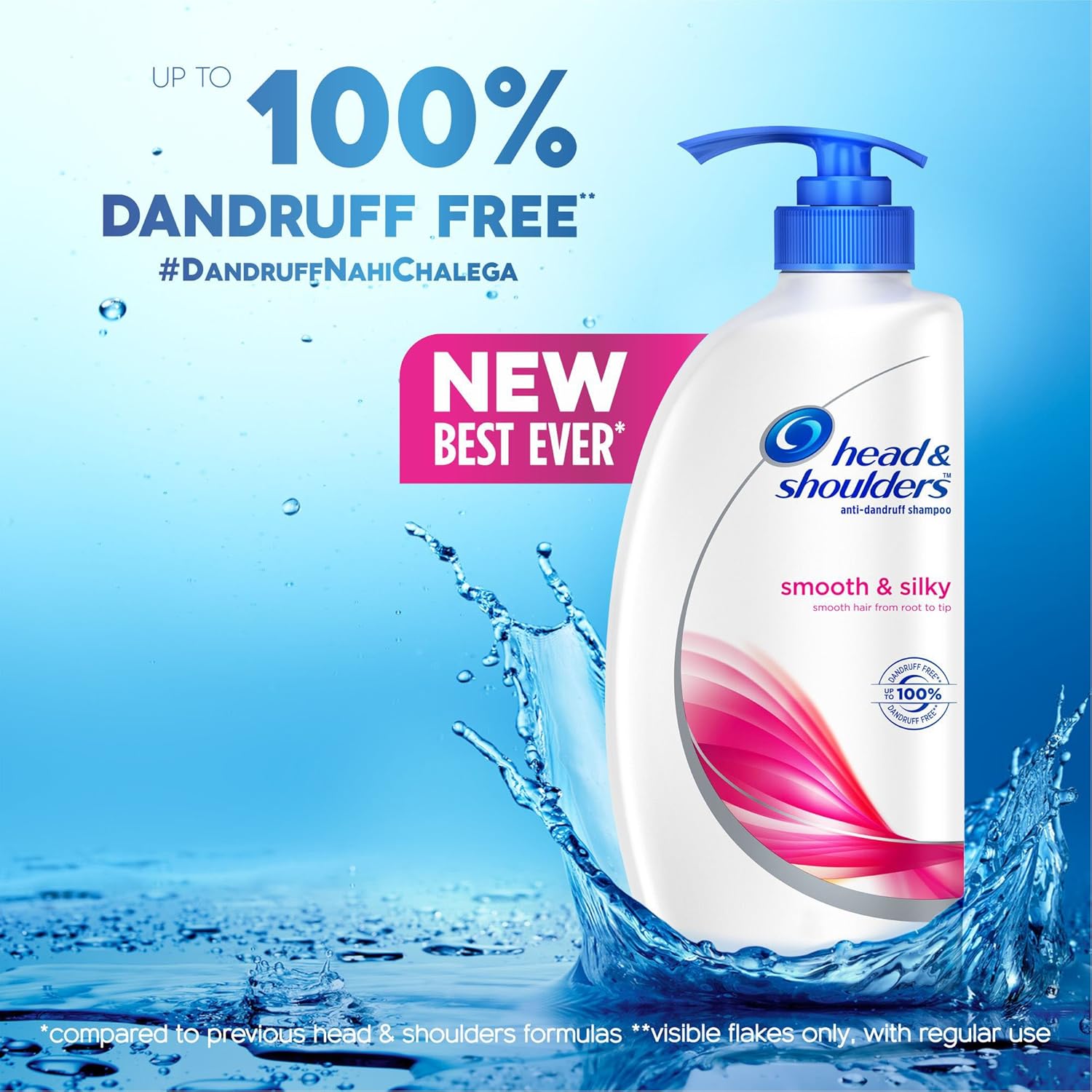 Head & Shoulders Anti-Dandruff Shampoo, Smooth and Silky, 675ml