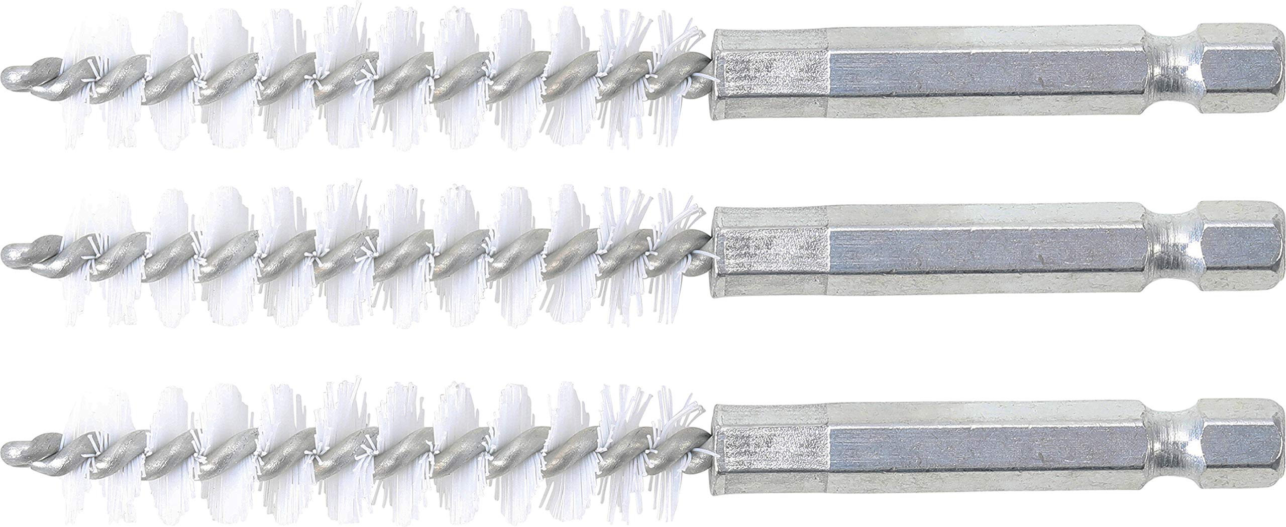 BGS 3078-11-N | Nylon Brush | 11 mm | 6.3 mm (1/4") Drive | 3 pcs.