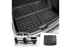 Rongtaod Cargo Mat Compatible with 2023 2024 2025 Honda CRV (Include Hybrid) Cargo Liner Trunk Mat TPE All Weather Trunk Liner Honda CR-V Accessories (Fit Upper Deck, Trunk Mat)