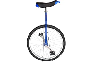Kobe Toy - Unicycle with Strong Steel Frame & Adjustable Seat, for Cycling, Outdoor, Sports & Exercise