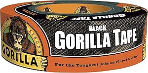 Gorilla 6035180 Duct Tape, 1-Pack, Black