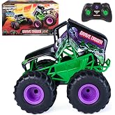 Monster Jam Smash &amp; Bash Grave Digger RC Truck 1:15 Scale Vehicle | Includes 1 Repairable RC Truck, Crash and Rebuild with a Button Press, Indoor &amp; Outdoor Action, Toys for Ages 4 and Up