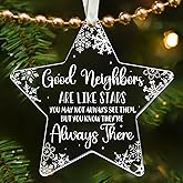 LUCAGIFT Neighbor Christmas Ornaments - Neighbor Ornament - Gifts for Neighbors, Neighborhood Gifts - Christmas Ornaments for Neighbors, Friends, Besties - Acrylic Hanging Ornament 2025