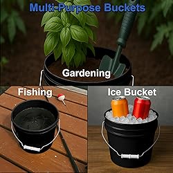 1 Gallon Bucket & Lid -70 Mil All Purpose Pail